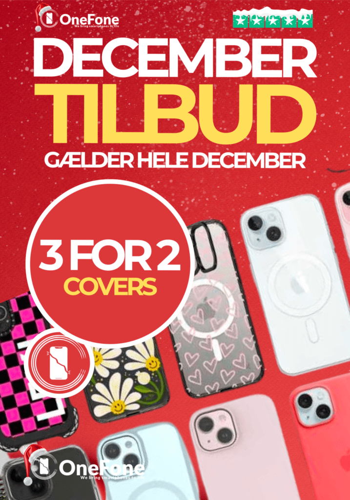 3 for 2 covers i OneFone hele december.