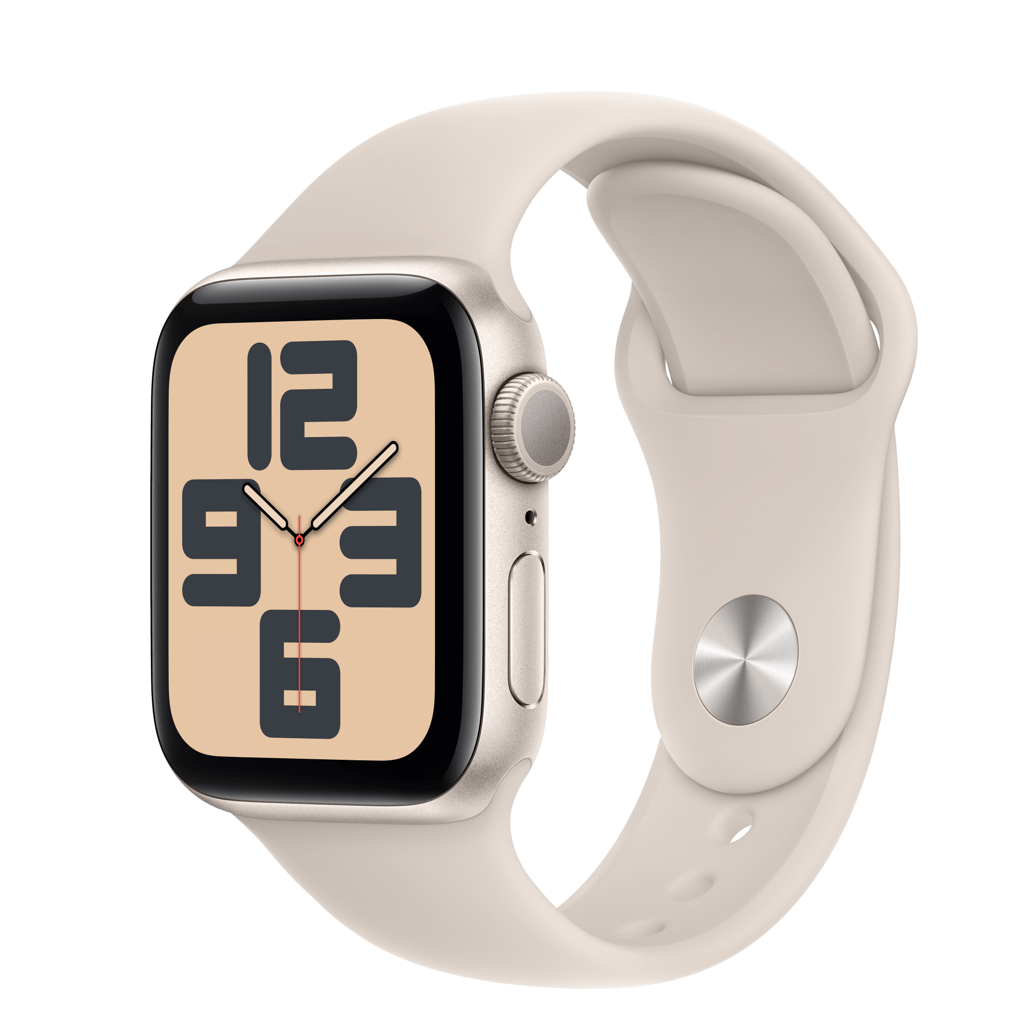 Apple Watch SE med hvid rem