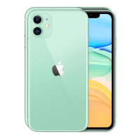 En grøn iPhone 11